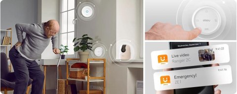 Zestaw czujek Imou Alarm kit z kamerą Ranger 2C IMOU