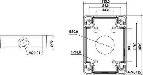 ADAPTER DAHUA PFA120 DAHUA