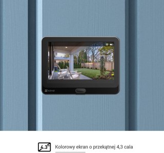 Bezprzewodowy wizjer do drzwi Ezviz CP2 2MP srebrny EZVIZ