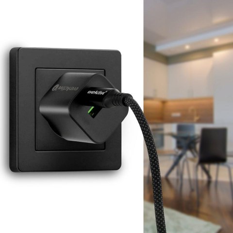 KABEL USB-C / USB-C LCD everActive CBB-1PD5L 100cm 20V 5A 100W EVERACTIVE