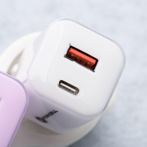 ŁADOWARKA SIECIOWA Forcell F-Energy GaN III VT-41 33 W 1x USB-C 1x USB-A PD 3.0 QC 4.0 BIAŁA FORCELL