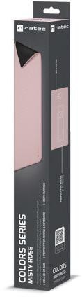Podkładka pod mysz Natec Colors Series różowy (800x400mm) NATEC