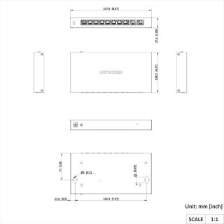 SWITCH POE HIKVISION DS-3E1510P-EI(O-STD) LinkVu HIKVISION