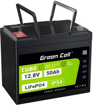 AKUMULATOR LITOWO-ŻELAZOWO-FOSFORANOWY LiFePO4 Green Cell Cube 12.8V 50Ah LFPGC12V50AH GREEN CELL