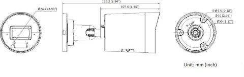 Kamera IP Hikvision DS-2CD2067G3-LI2UY/SL 2.8mm HIKVISION