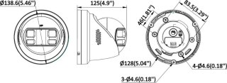 Kamera IP Hikvision DS-2CD2387G3P-LIS2UY/SL(180°)(O-STD) HIKVISION