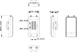Punkt dostępowy stacja bazowa Hikvision DS-3WFB-EI-5ACG HIKVISION