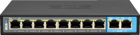 SWITCH POE dla 8 kamer IP BCS-B-SP0802G BCS