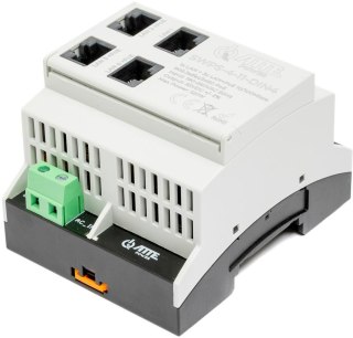 4-Port PoE Switch with Built-in Power Supply for TH35 Rail ATTE SWPS-4-11-DIN4 ATTE