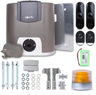 Zestaw Somfy Elixo 3S+ M IO Comfort Pack do 600kg bram przesuwnych SOMFY