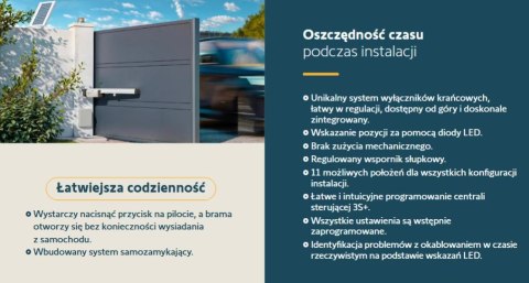 Zestaw Somfy Ixengo L 3S+ IO Comfort Pack do 8m bram dwuskrzydłowych SOMFY