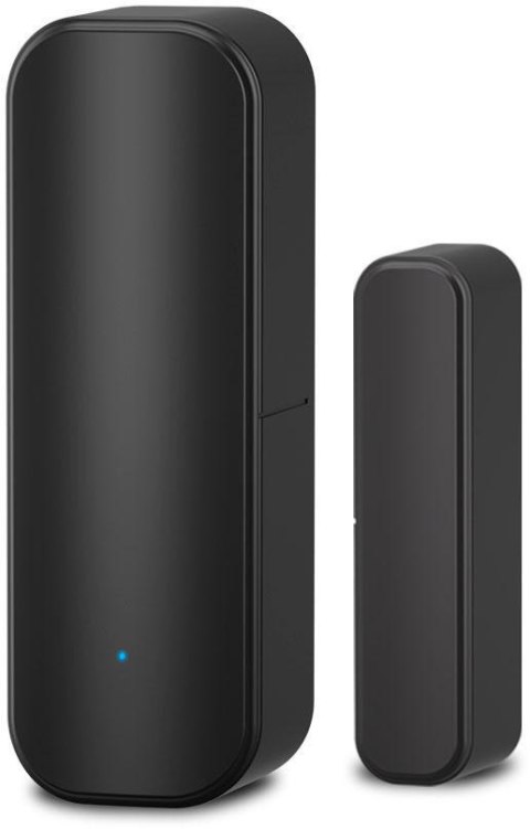 Czujnik magnetyczny otwarcia Drzwi Okna Kontaktron Czarny Wi-Fi TUYA OXT