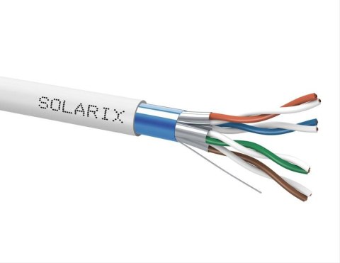 KABEL SKRĘTKA SOLARIX CAT.6A F/FTP LSOH Dca-s2,d2,a1 szpula 500m SOLARIX