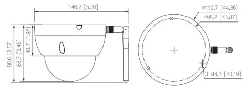 KAMERA IP DAHUA IPC-HDBW1430DE-SW-0280B DAHUA