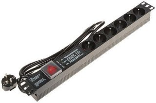 Listwa zasilająca 6 gniazd PD-6/R-SPD-3L DELTA