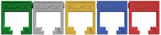 Moduł Keystone beznarzędziowy samozaciskowy SOLARIX Cat.5E STP RAL SOLARIX