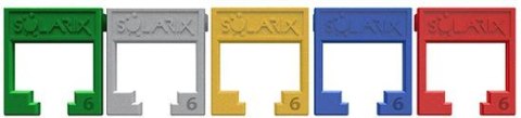 Moduł Keystone beznarzędziowy samozaciskowy SOLARIX Cat.6 UTP RJ45 RAL czarny SOLARIX