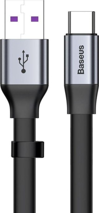 Baseus Simple płaski kabel przewód USB / USB Typ C SuperCharge 5A 40W Quick Charge 3.0 QC 3.0 23cm BASEUS