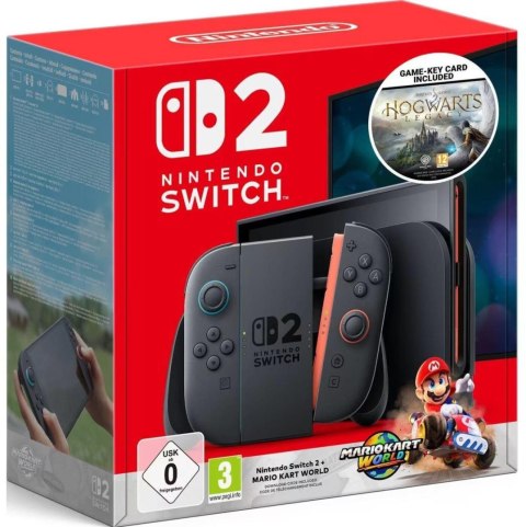 Konsola do gier NINTENDO Switch 2 + 2 gry (Mario Kart World, Hogwarts Legacy) MICROSOFT