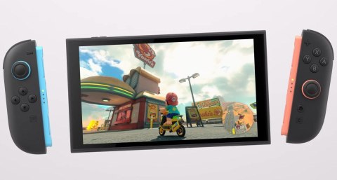 Konsola do gier NINTENDO Switch 2 + 2 gry (Mario Kart World, Hogwarts Legacy) MICROSOFT