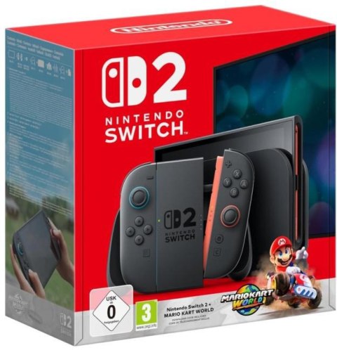 Konsola do gier NINTENDO Switch 2 + gra (Mario Kart World) MICROSOFT