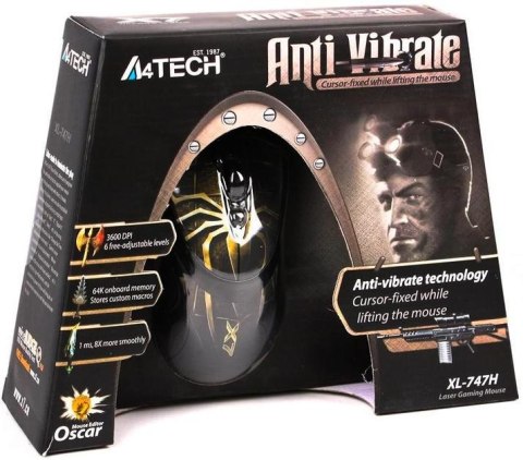 Mysz komputerowa A4tech XGame Laser Oscar X747H Brown Fire A4TECH