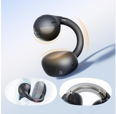 SŁUCHAWKI BEZPRZEWODOWE OWS Baseus Bass BC1 A0102400 Z KLIPSEM CZARNE BASEUS