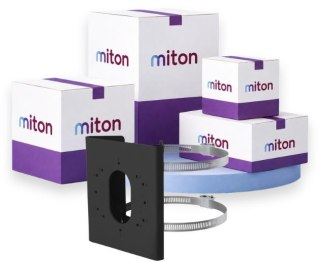 Adapter uchwyt słupowy MT-P1275-S-B Opakowanie zbiorcze 10szt. MITON