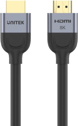 Kabel HDMI Unitek 2.1 8K 60Hz, czarny, 1,5m UNITEK