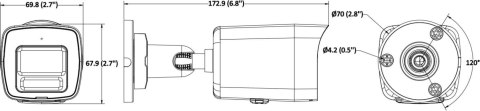 Kamera IP Hikvision DS-2CD1047G3-LIUF/SL(2.8mm) HIKVISION