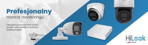 Kamera IP Hilook IPC-T241H-C Black kopułka 4MP IR20m HILOOK