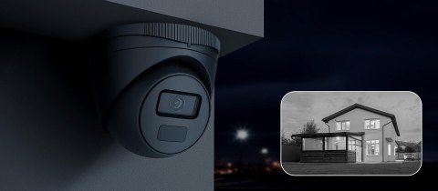 Kamera IP Hilook IPC-T241H-C Black kopułka 4MP IR20m HILOOK