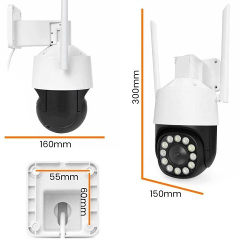 Kamera IP Orllo TZ11 PT 4K 8MP Wi-Fi i 4G Tuya ORLLO