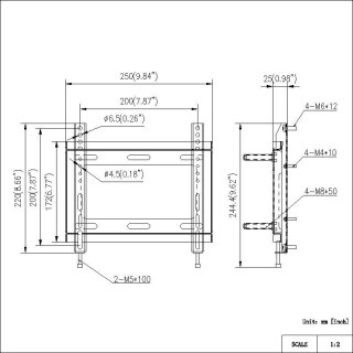 Monitor Hikvision DP-D501940-1X1-Q1-NW-Q0.1-TY/V200 HIKVISION