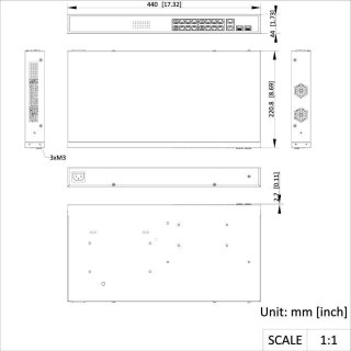 SWITCH POE HIKVISION DS-3E1318P-EI(B) LinkVu HIKVISION