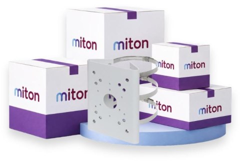 Uchwyt adapter słupowy MT-P150V2 Opakowanie zbiorcze 10szt. MITON