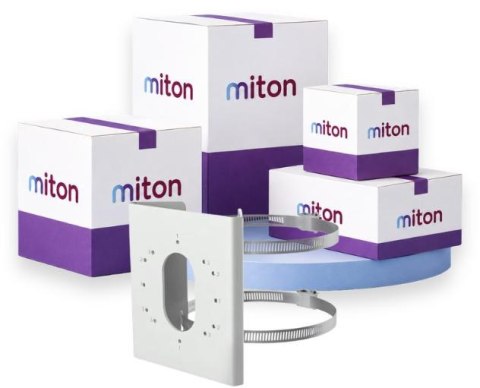 Uchywt adapter słupowy MT-P1275-S Opakowanie zbiorcze 10szt. MITON