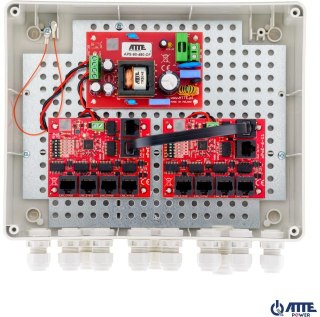 Zestaw buforowy do 16 kamer IP switch Po 16P+2G ATTE IPUPS-16-20-R5U0 ATTE