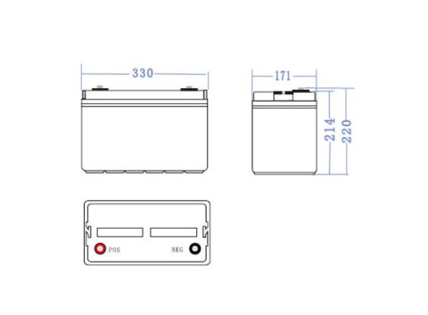 AKUMULATOR AGM Green Cell VRLA 12V 100Ah GREEN CELL