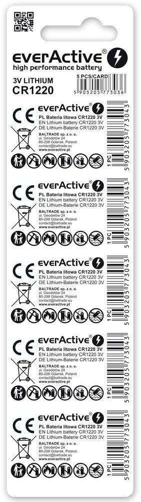 Bateria CR1220 everActive (blister 5 szt.) EVERACTIVE