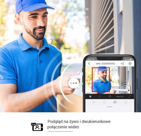 Bezprzewodowy wizjer do drzwi Ezviz CP2 2MP srebrny EZVIZ
