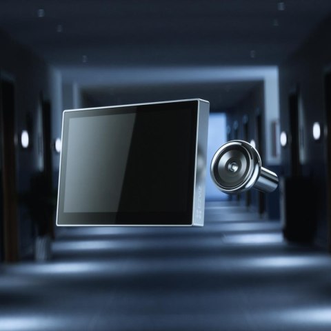 Bezprzewodowy wizjer do drzwi Ezviz CP2 2MP srebrny EZVIZ