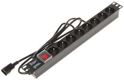 Listwa zasilająca 8 gniazd PD-8/R-IEC DELTA