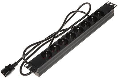 Listwa zasilająca 8 gniazd PD-8/R/IEC-N DELTA