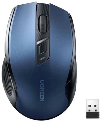 Mysz optyczna Ugreen MU006 bezprzewodowa USB 2.4GHz / Bluetooth 5.0 4000 DPI - niebieska UGREEN