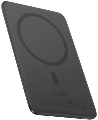 Powerbank Baseus PicoGo AM41 Ultra-Slim 5000 mAh 20 W PD 3.0 QC 3.0 czarny MagSafe + kabel USB-C BASEUS