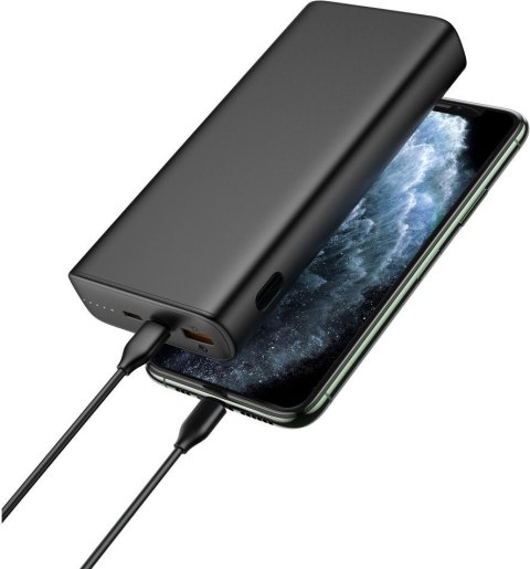 Powerbank Veger 20000 mAh 100 W PD QC 3.0 USB-A 2x USB-C czarny VEGER