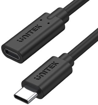 Przedłużacz Unitek C14086BK USB-C 10Gbps 4K PD 100W 1m UNITEK