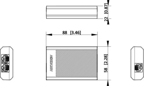 Repeater PoE Hikvision DS-3E0503DP-E/R HIKVISION
