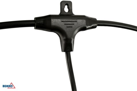 SOLARNA GIRLANDA OGRODOWA LED BEMKO SOLBEE 3W 3000K 10SZT 10M IP65 CZARNA C83-SOB-003BL-3K BEMKO